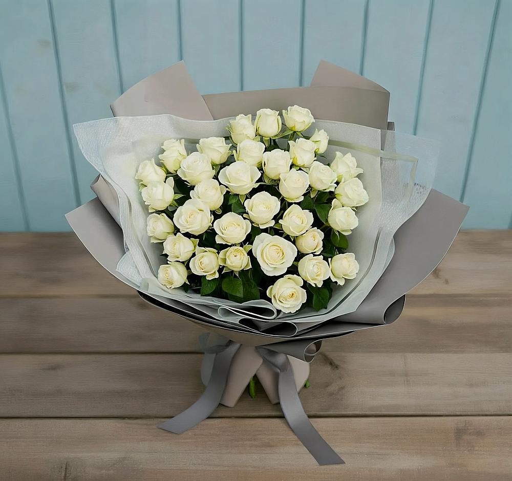 Букет Белоснежная нежность в Камышине