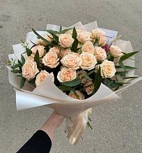 Букет Кремовые розы Латте в Камышине