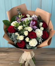 Букет цветов из:  Розы и Альстромерии в Камышине