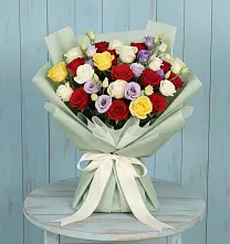 Букет цветов из:  Розы #REPLACE_PRED# Камышине