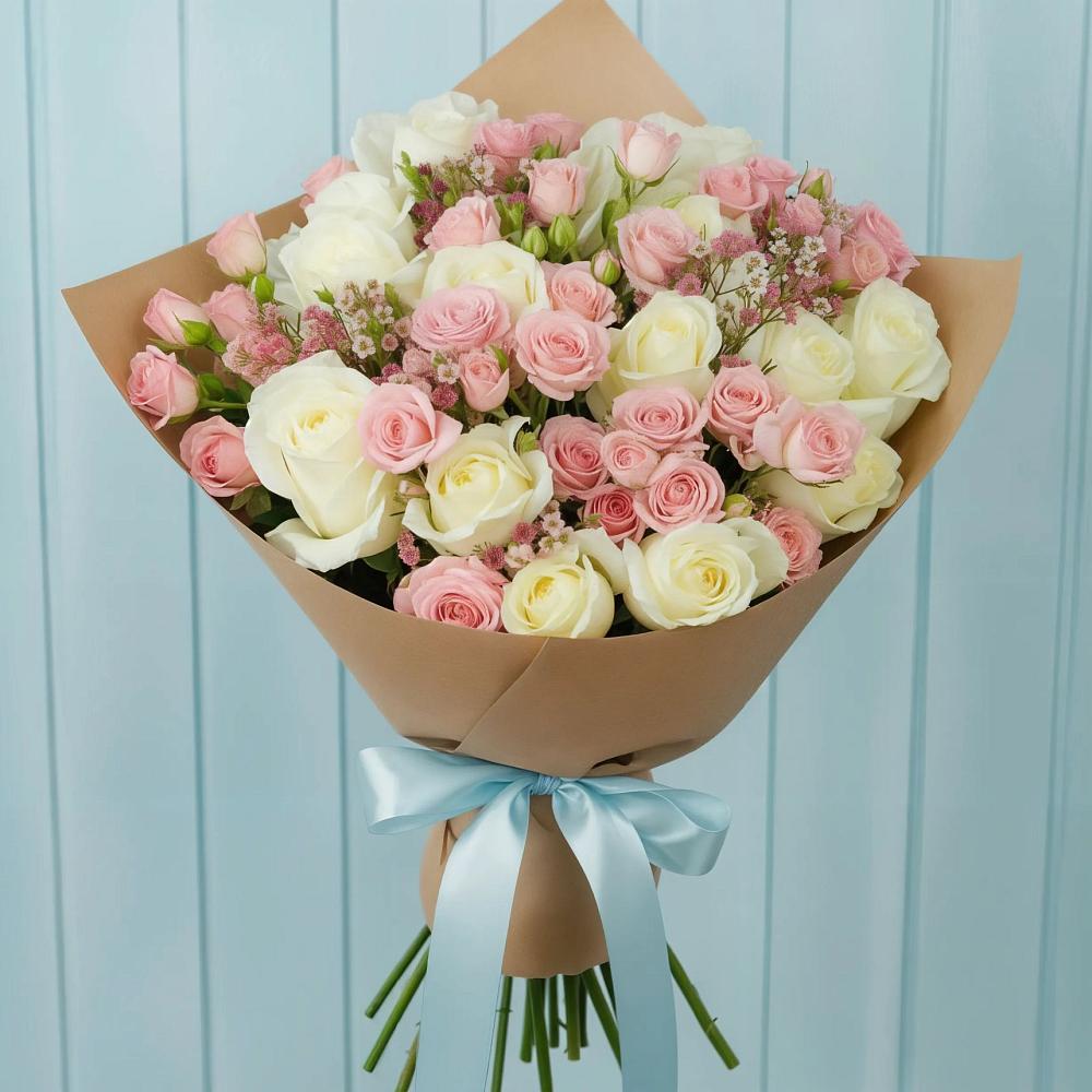 Букет цветов из: Розы в Камышине