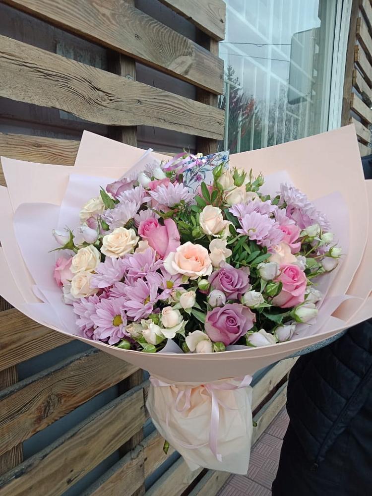 Букет цветов из: Розы и Хризантемы в Камышине