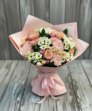 Букет цветов из:  Гвоздики, Розы и Хризантемы в Камышине