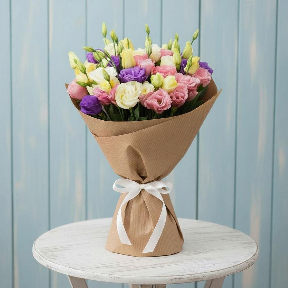 Букет цветов из: Лизиантусы в Камышине