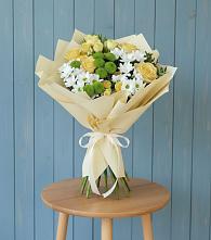 Букет цветов из:  Хризантемы и Розы в Камышине