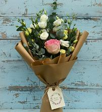 Букет цветов из:  Розы и Лизиантусы #REPLACE_PRED# Камышине