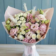 Букет цветов из:  Альстромерии и Розы в Камышине