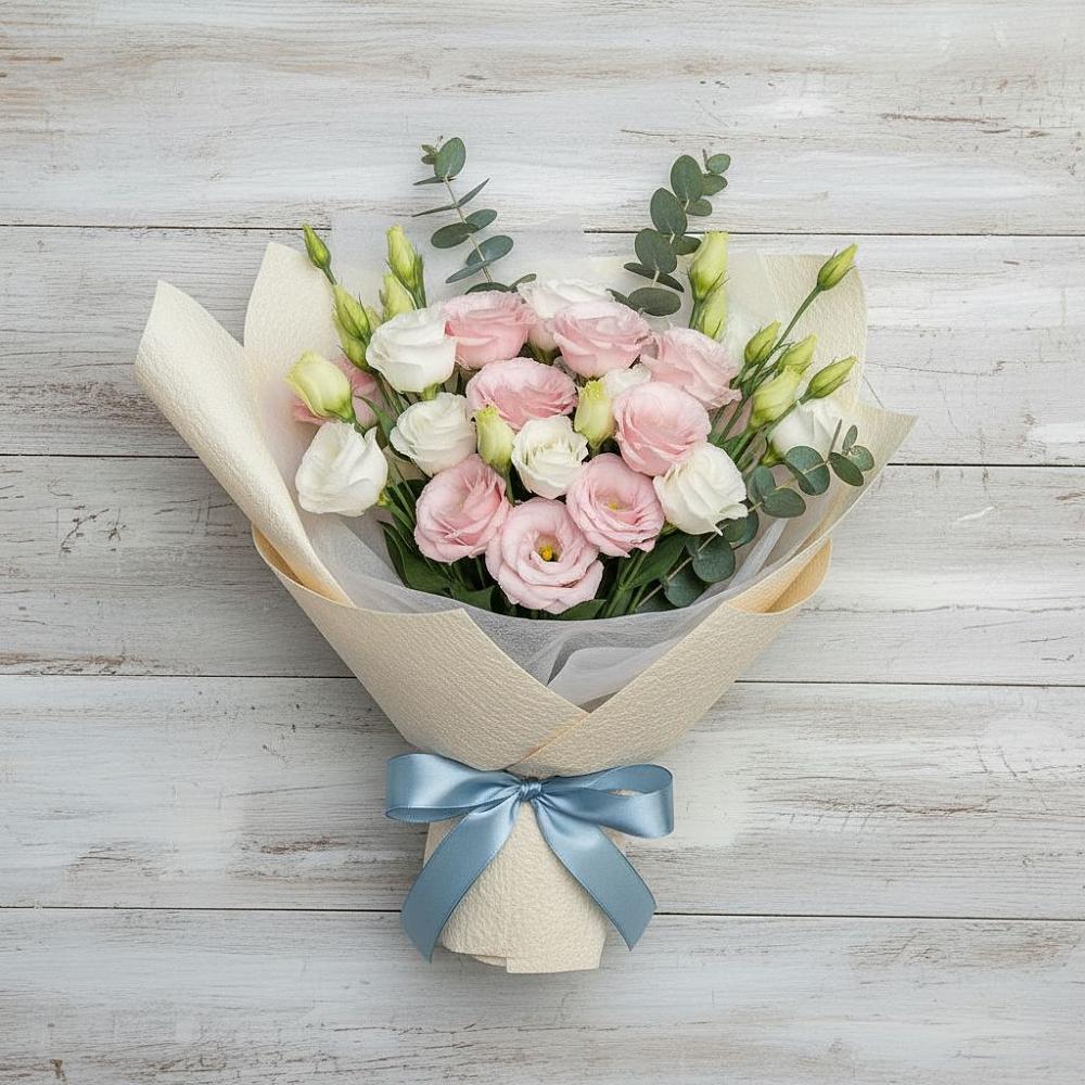 Букет цветов из: Лизиантусы в Камышине